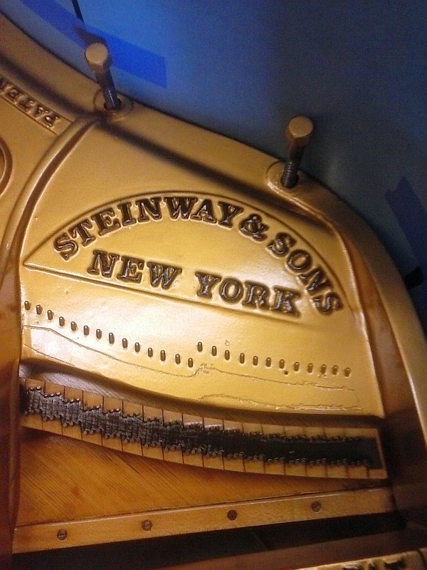 Piano Plate Refinishing in Montgomery, AL - after