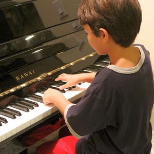 Piano Teacher in Union Springs, Alabama - young boy playing piano